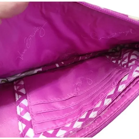 Vera Bradley Julep Tulip Purple Wristlet - Picture 6 of 8